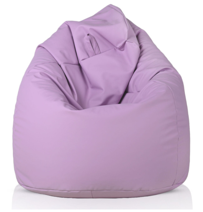 Sedací vak Sako světle fialový ekokůže