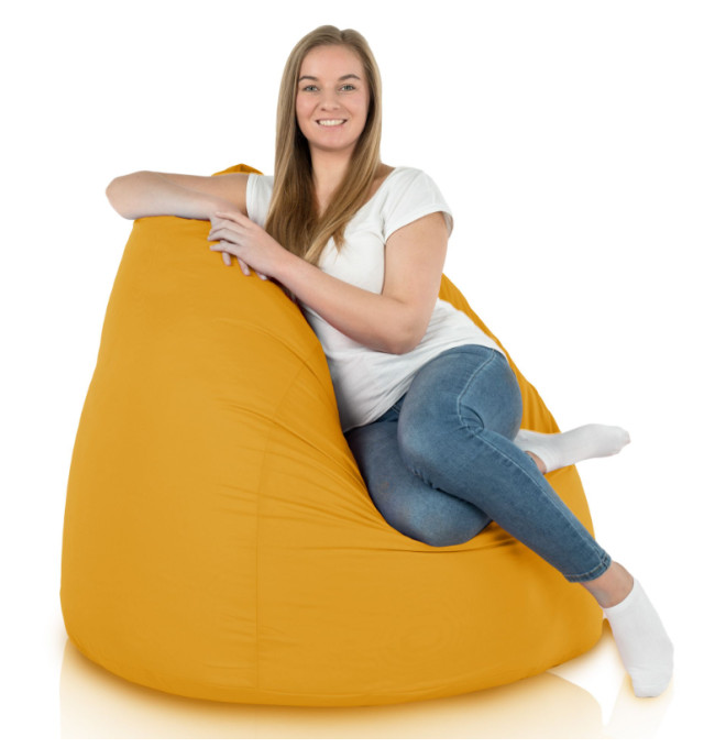 Sedací vak SAKO žlutý OUTDOOR