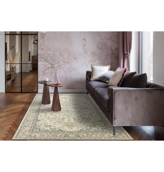 Koberec SOHO 477.01.LA119 OSTA naturální béžový / zelený