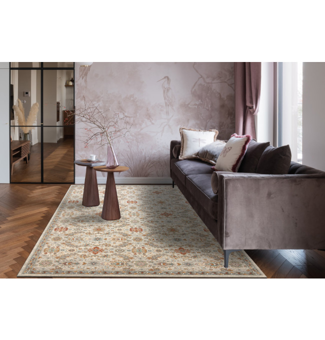Koberec SOHO 477.07.LA110 OSTA naturální béžový / terakotový