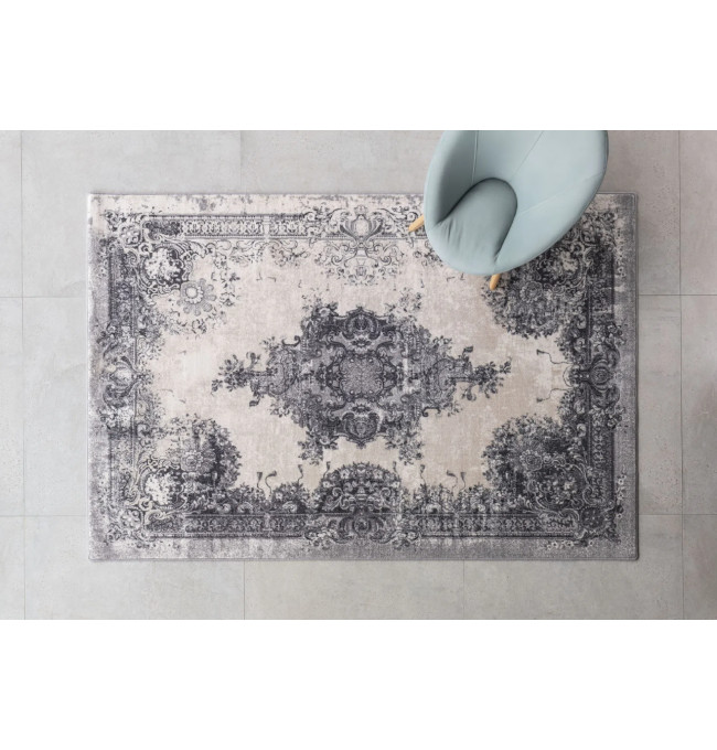 Koberec MERI šedý / krémový