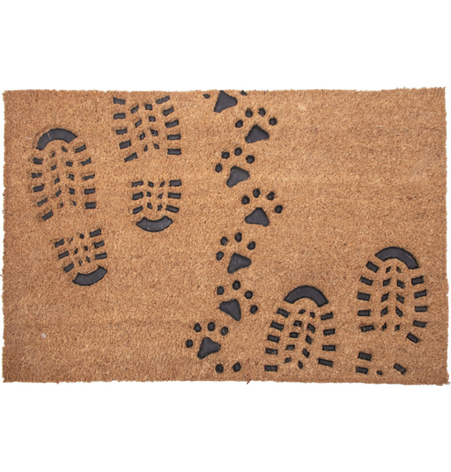 Rohožka M004 hnědá / černá