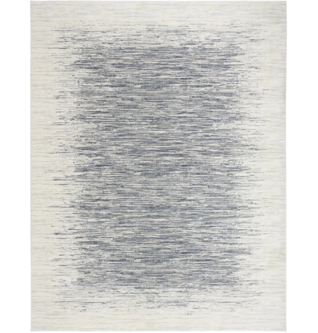 Koberec DKNY Grand Street sloní kost / modrý