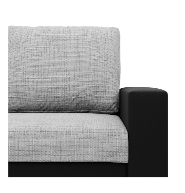 Křeslo LUNA šedé / černé