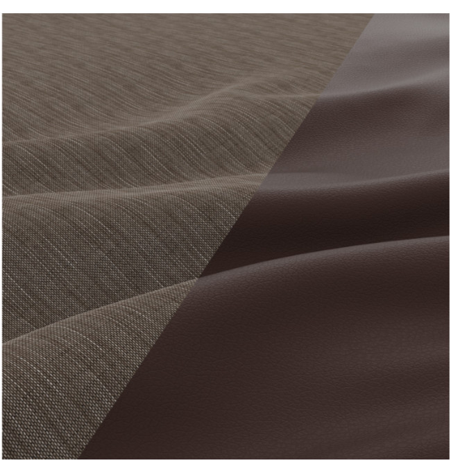 Rohová rozkládací sedačka LUGO cappuccino / hnědá