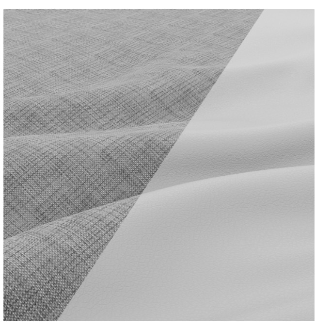 Rohová rozkládací sedačka LUGO šedá / bílá