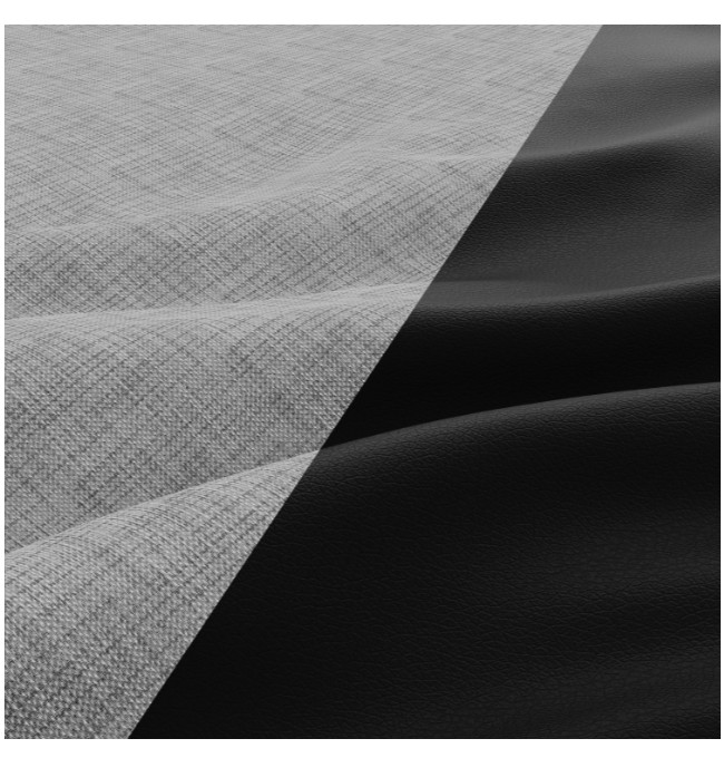 Rohová rozkládací sedačka LUGO šedá / černá