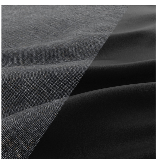 Rohová rozkládací sedačka LUGO popelová / černá