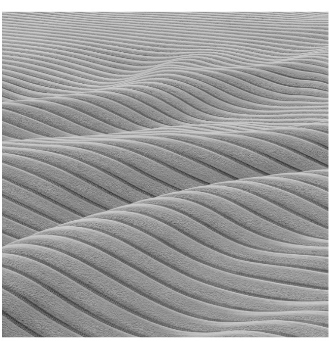 Sada dvou polštářů Luxury světle šedá (2 ks)