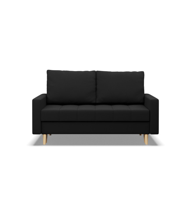 Dvoumístná pohovka ELMA rozkládací, černá