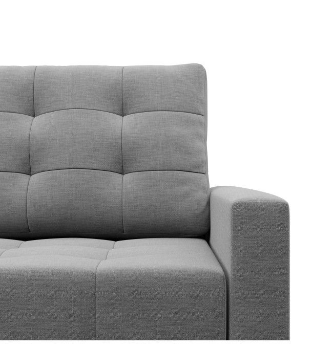 Dvoumístná pohovka ELMA 2 rozkládací, šedá