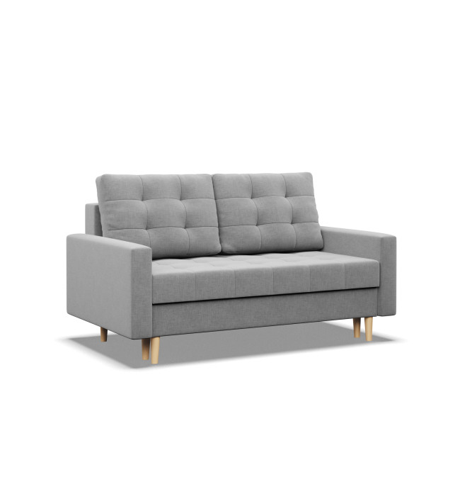 Dvoumístná pohovka ELMA 2 rozkládací, šedá