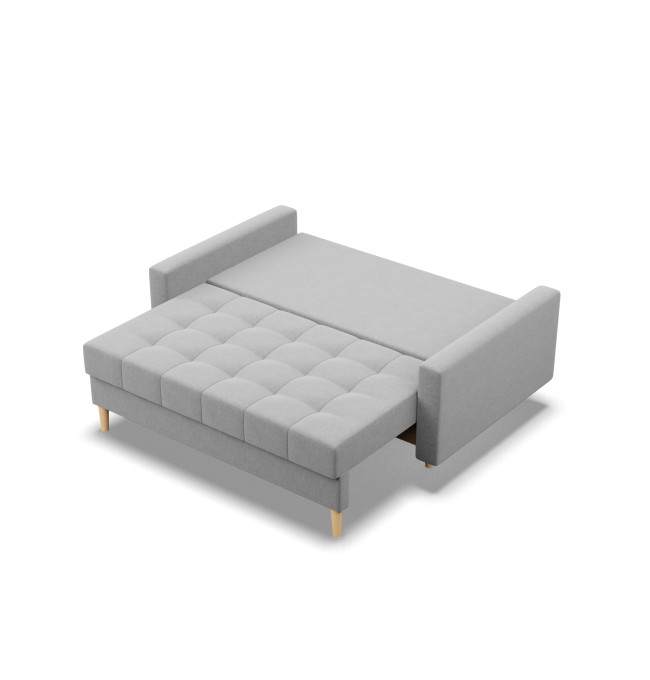 Dvoumístná pohovka ELMA 2 rozkládací, šedá