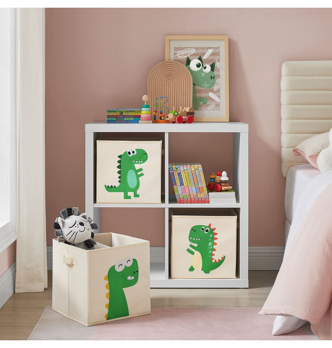 Dětské stohovatelné boxy na hračky RFB704W03 (3 ks)