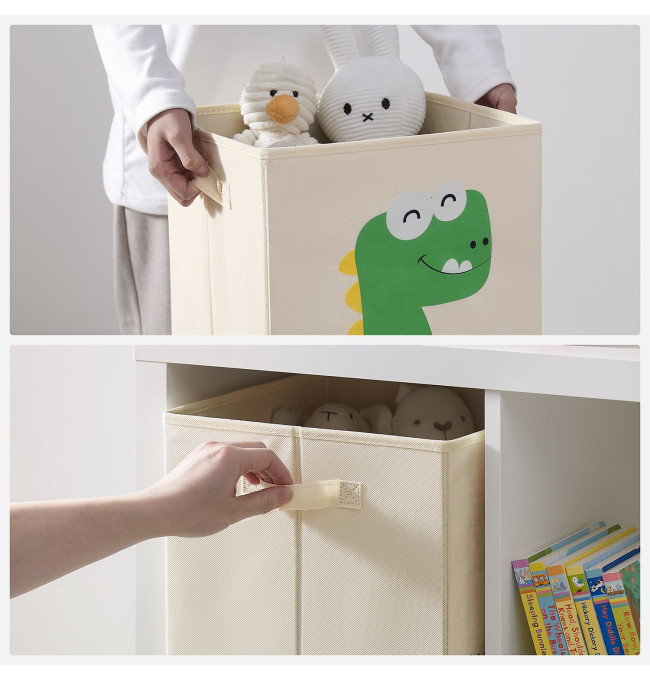 Dětské stohovatelné boxy na hračky RFB704W03 (3 ks)