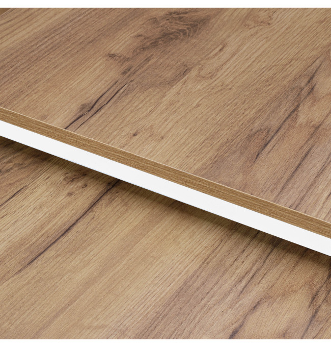 Sada 2 konferenčních stolků PRAVEN Craft bílá