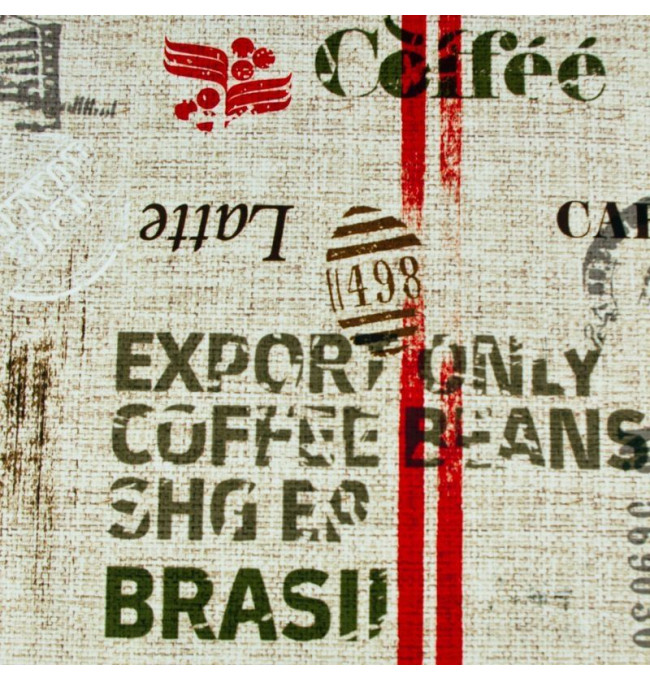 Čtvercový polštář Coffee
