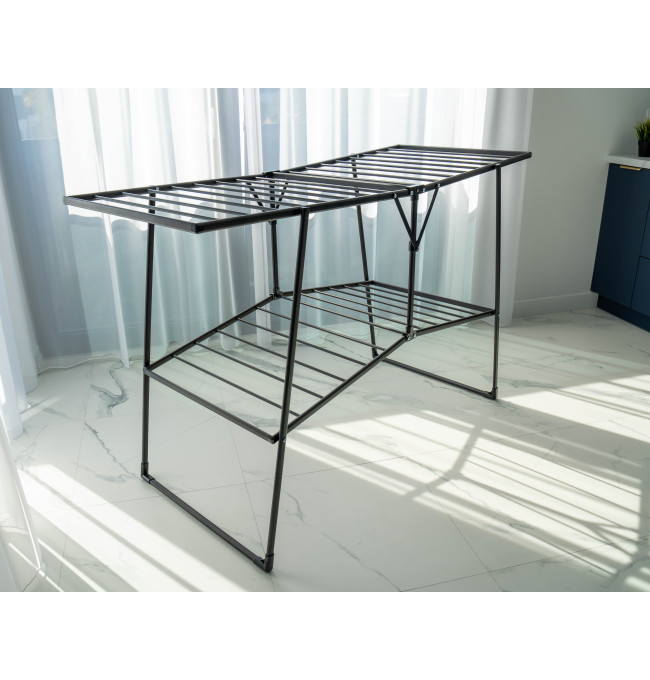 Stojací sušák na prádlo ROSITA černý