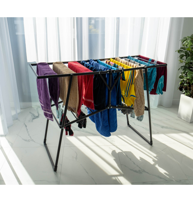 Stojací sušák na prádlo SUZANA černý