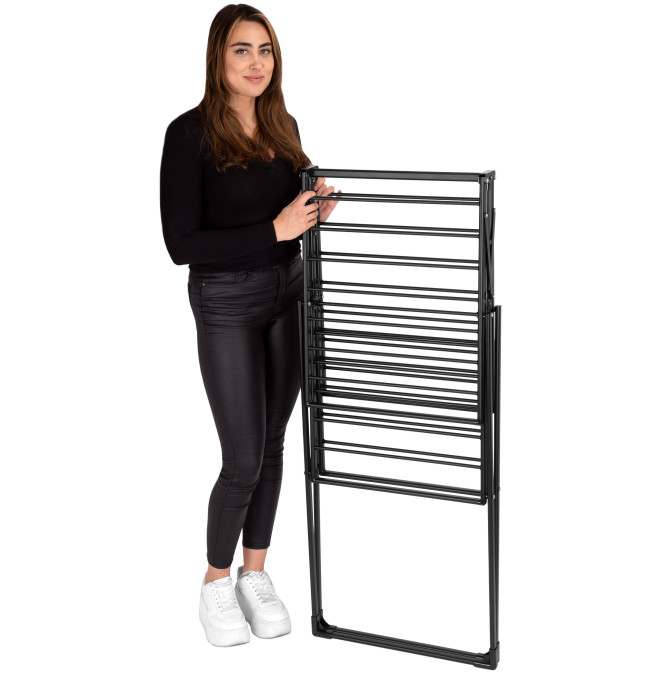 Stojací sušák na prádlo SUZANA černý
