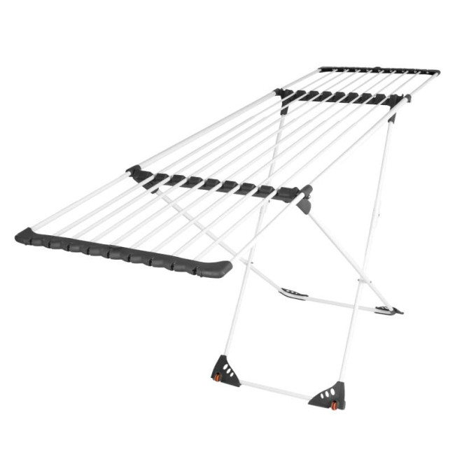 Stojací sušák na prádlo MOJAVE bílý / grafitový