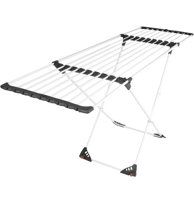 Stojací sušák na prádlo MOJAVE bílý / grafitový