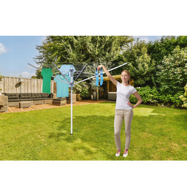 Zahradní sušák na prádlo GOBI šedý