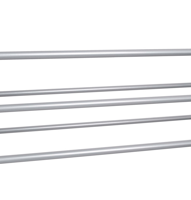 Stojící sušák na prádlo na kolečkách SONORA šedý