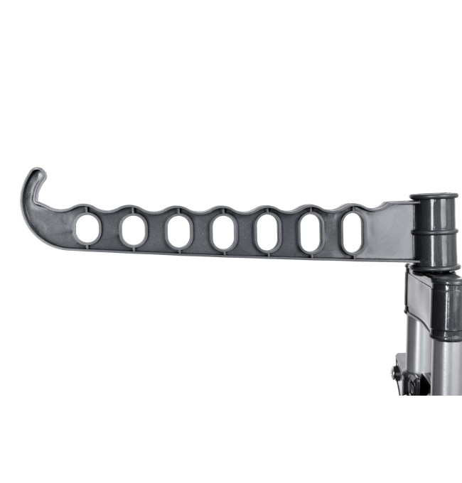 Stojící sušák na prádlo na kolečkách SONORA šedý