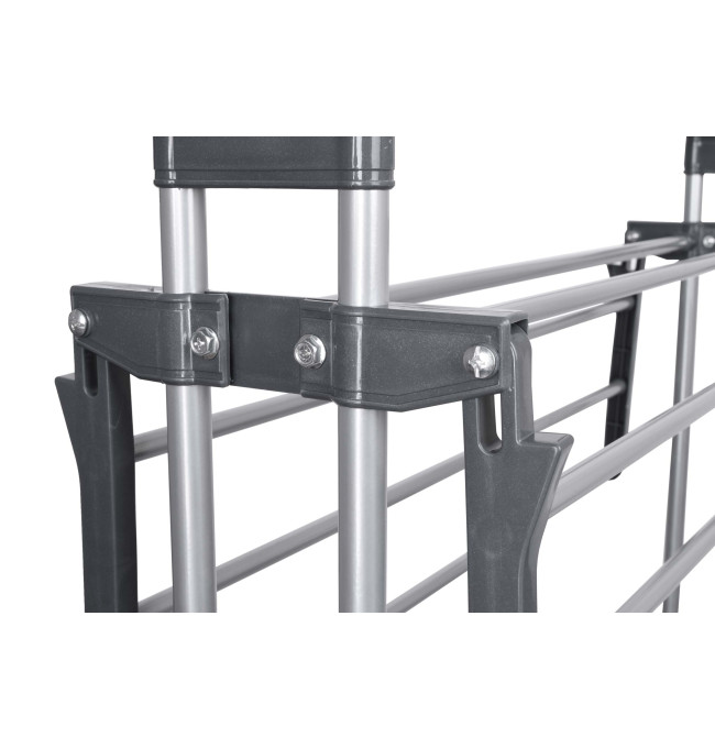 Stojící sušák na prádlo na kolečkách SONORA šedý