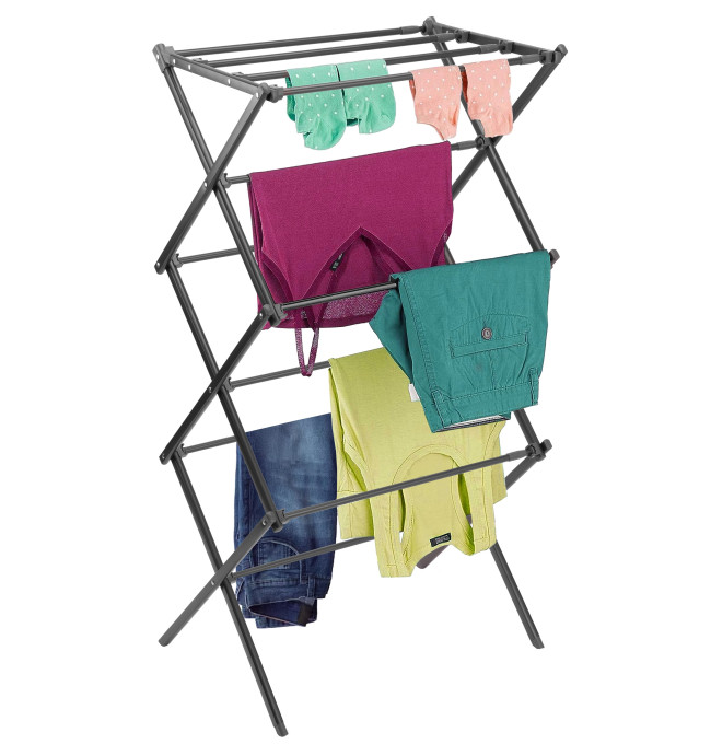 Stojací sušák na prádlo GRENA antracitový