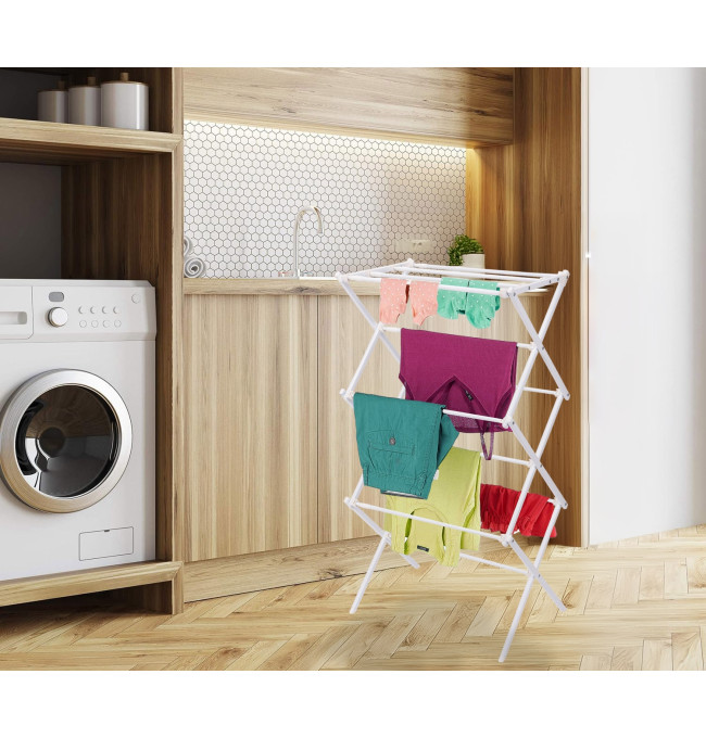 Stojací sušák na prádlo GRENA bílý