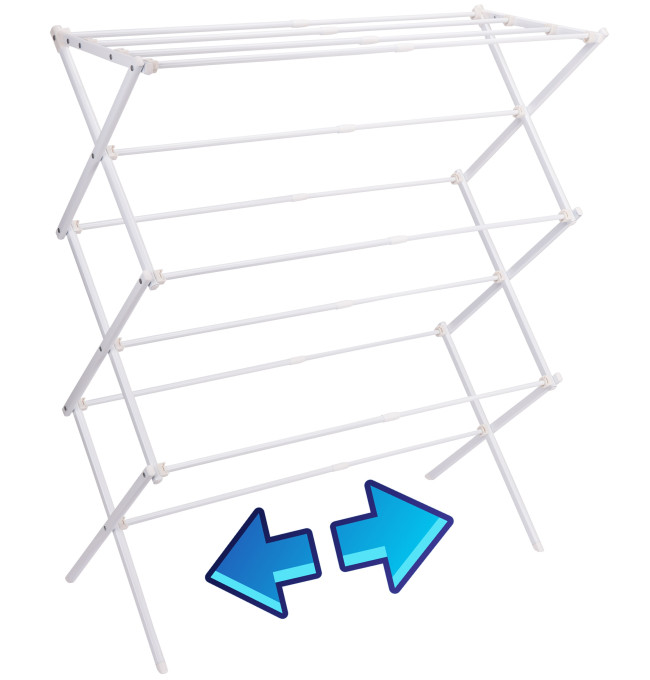 Stojací sušák na prádlo GRENA bílý
