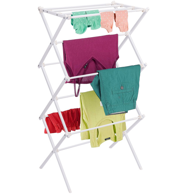Stojací sušák na prádlo GRENA bílý