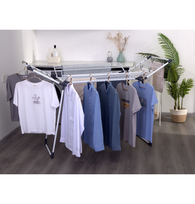 Stojací sušák na prádlo TIANA bílý