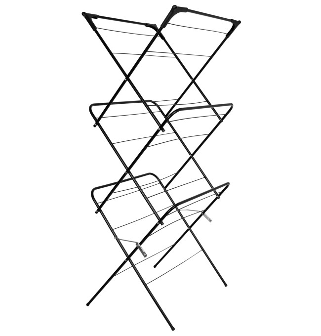 Stojací sušák na prádlo ARAL černý