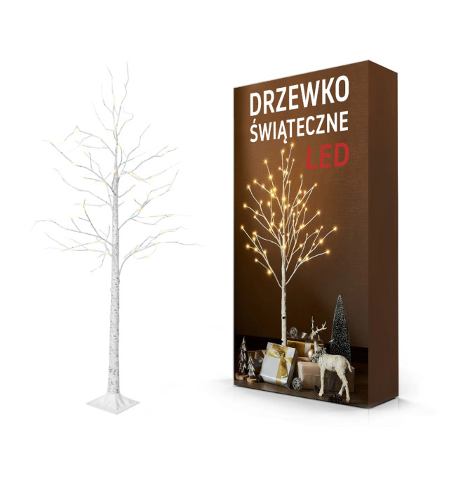 Sváteční LED Bříza CD007