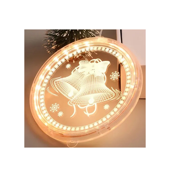 Sváteční LED dekorace - 311382A zvonek