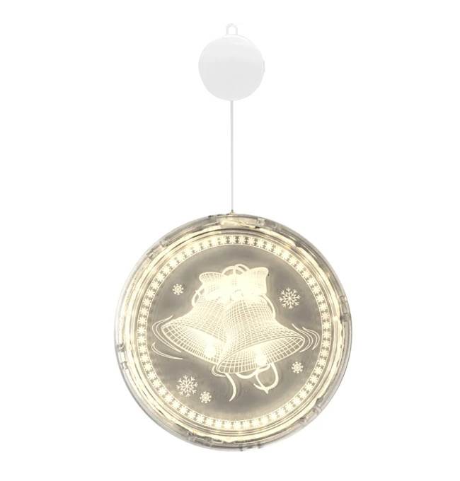 Sváteční LED dekorace - 311382A zvonek