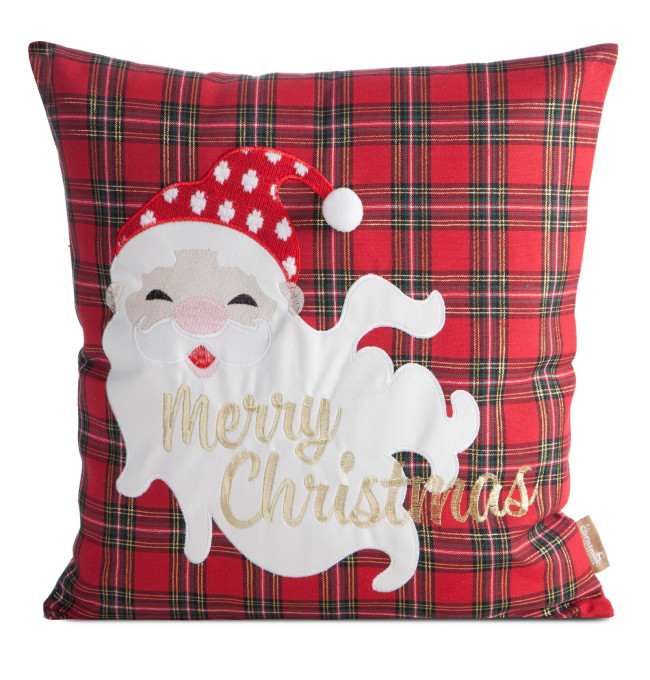 Povlak na polštář CHRISTMAS 165 červená / bílá