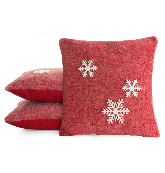 Povlak na polštář CHP 83A červený / bílý