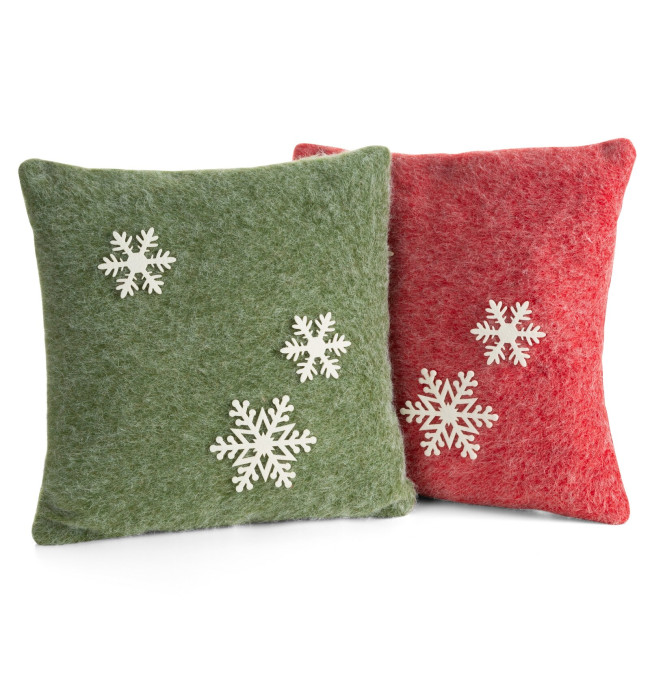 Povlak na polštář CHP 83B zelený / bílý