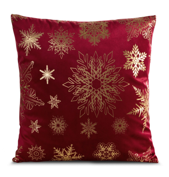 Povlak na polštář CHRISTMAS JOY 4C červená / šampaňský