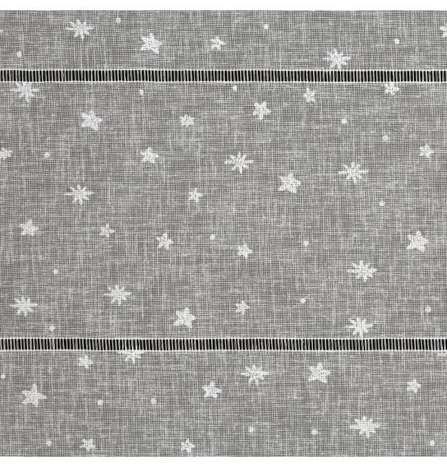 Hotová záclona NADINE s vánočním vzorem - na průchodkách