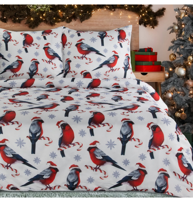 Ložní souprava MELODY s ptáčky