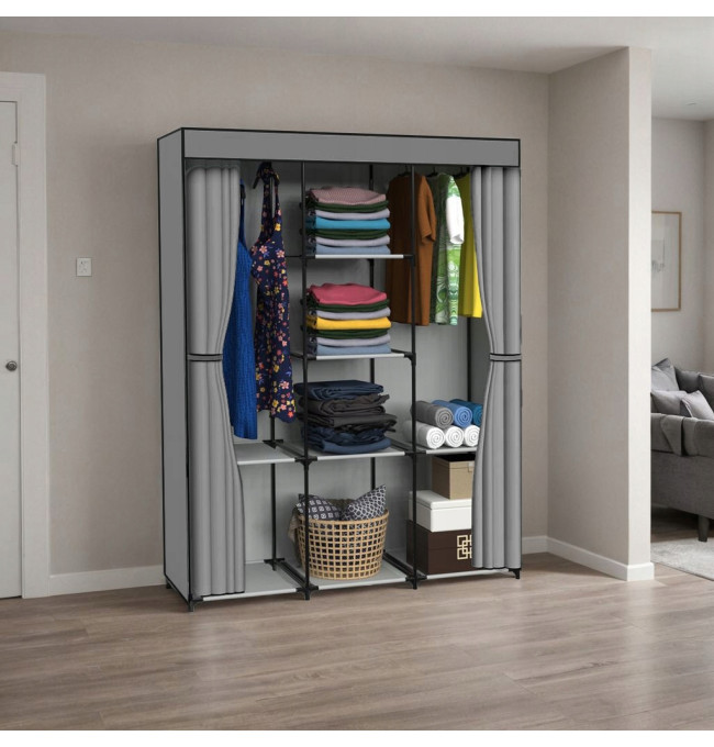 Šatní skříň SONIA antracitová