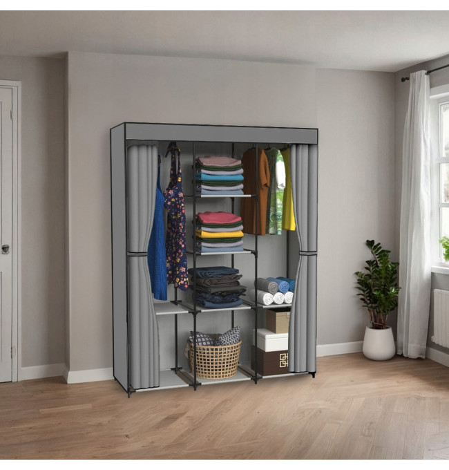 Šatní skříň SONIA antracitová