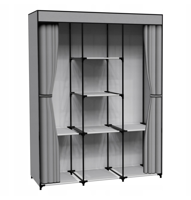 Šatní skříň SONIA antracitová