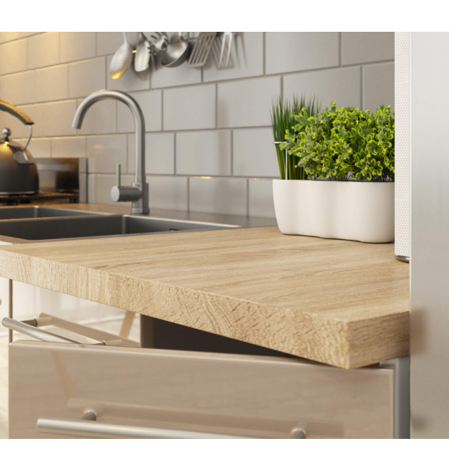 Spodní kuchyňská skříňka s deskou OLIWIA S40 SZ4 bílá / cappuccino, lesk