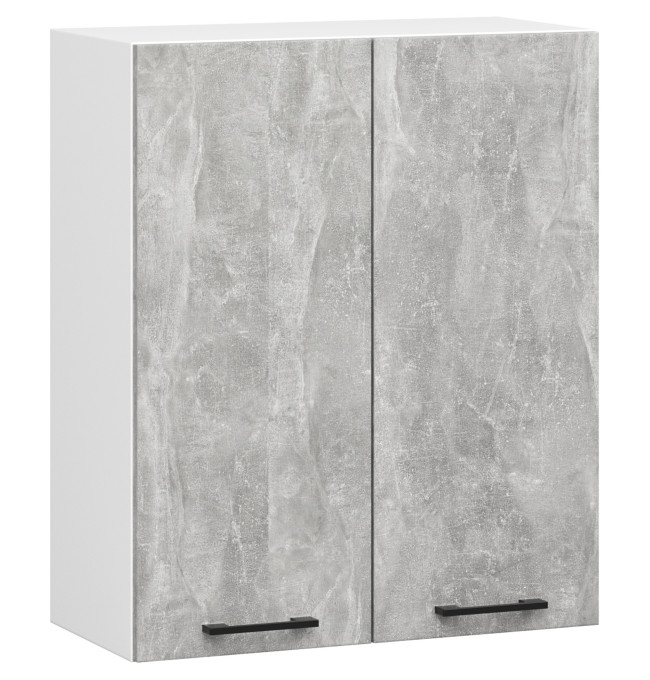 Horní kuchyňská skříňka OLIWIA W60 H720 bílá / beton